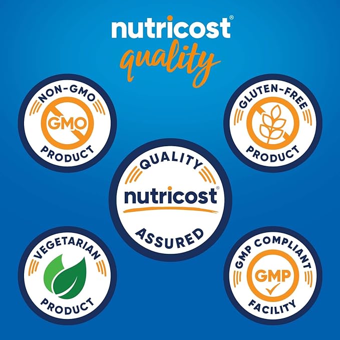 Nutricost Soy Protein Isolate Powder, 2 LB Unflavored - 10 Grams of Protein Per Serving, Vegan, GMO-Free & Gluten Free