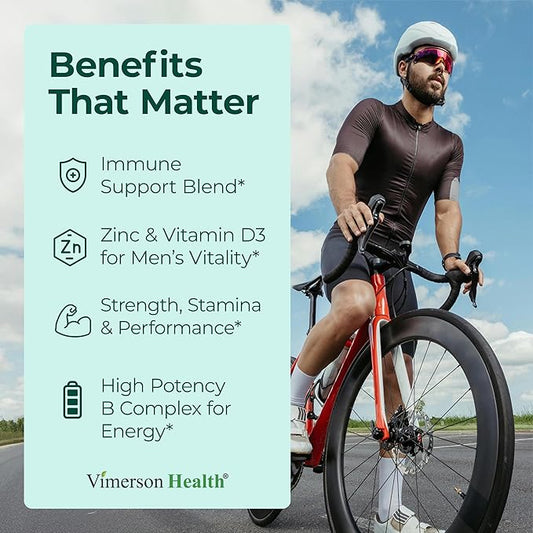 Multivitamin for Men – Essential Mens Multivitamins & Multiminerals 60 Liquid Capsules with Vitamin B12, A, D, C, Zinc, Magnesium & More for Total Body Wellness – 29 Key Nutrients & Vitamins for Men