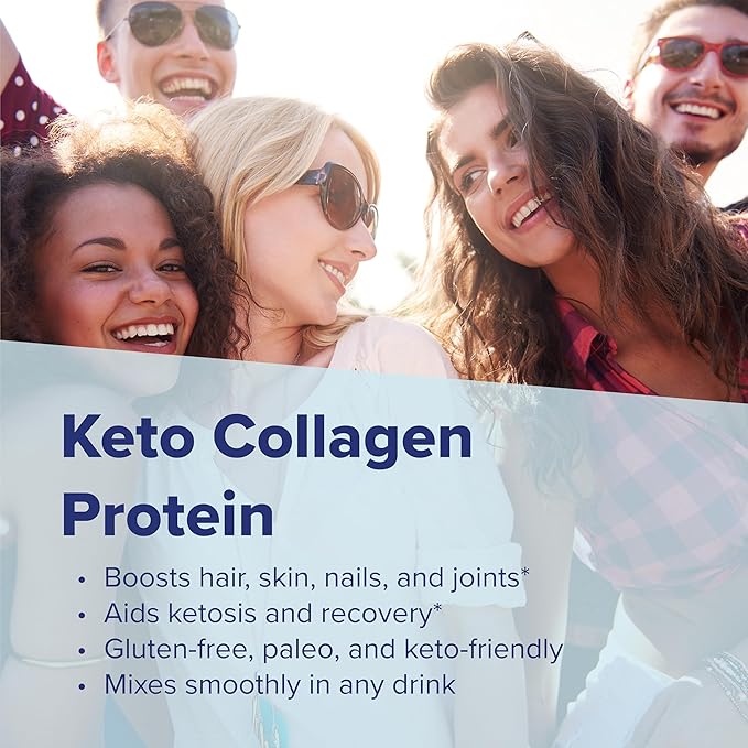 Superior Source Keto Collagen - Collagen Protein Powder with MCT Oil - Supports Hair, Skin, Nails & Joint Health - Dairy-Free - Chocolate, 14 oz