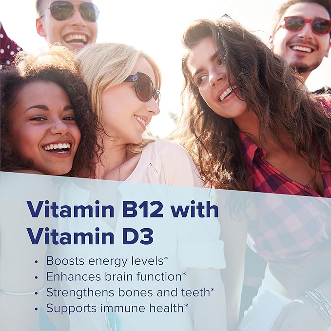 Superior Source NO Shot Methylcobalamin B-12 5,000 mcg with D3 5,000 IU - Energy & Heart Health Supplement - Multivitamin with Vitamin D3 for Bone Support - 100 Instant Dissolve Tablets