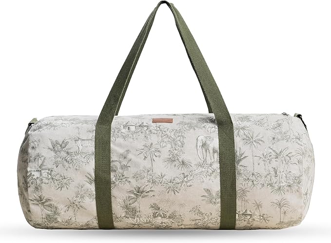 Maison d' Hermine Yoga Mat bag, Cylindrical bag for Woman&Men, yoga mat Bag &Adjustable shoulder straps Yoga Mat Carrier Bag with Drawstring Water Bottle Pocket and zipper pocket