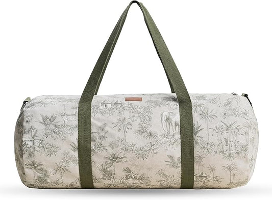 Maison d' Hermine Yoga Mat bag, Cylindrical bag for Woman&Men, yoga mat Bag &Adjustable shoulder straps Yoga Mat Carrier Bag with Drawstring Water Bottle Pocket and zipper pocket