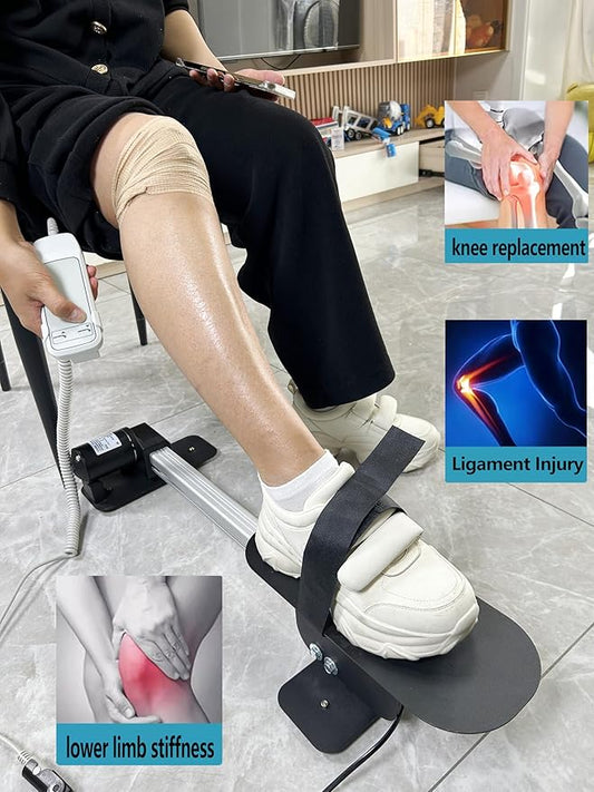 Electric Knee Glide for Knee Replacement Recovery Aids Kit Knee Therapy Exercise Strengthening Equipment for PCL ACL MCL Knee Surgery Before and After3
