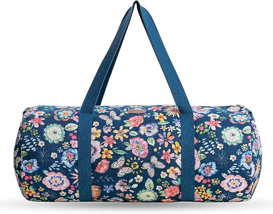 Maison d' Hermine Yoga Mat bag, Cylindrical bag for Woman&Men, yoga mat Bag &Adjustable shoulder straps Yoga Mat Carrier Bag with Drawstring Water Bottle Pocket and zipper pocket