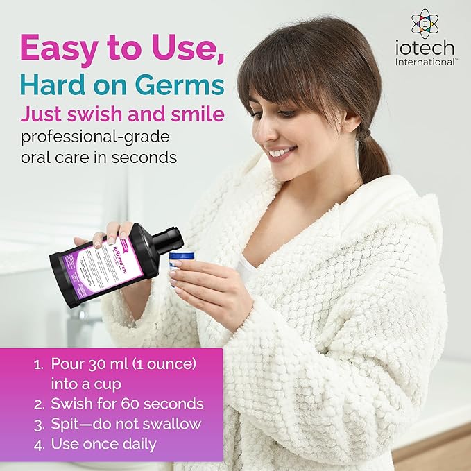 Recommended by 1,000s of Dental Professionals Because it Simply Works Better. Professional Strength ioRinse RTU. Powerful, Long-Lasting, Breath freshening That You Can Trust. Soft Mint 16 oz