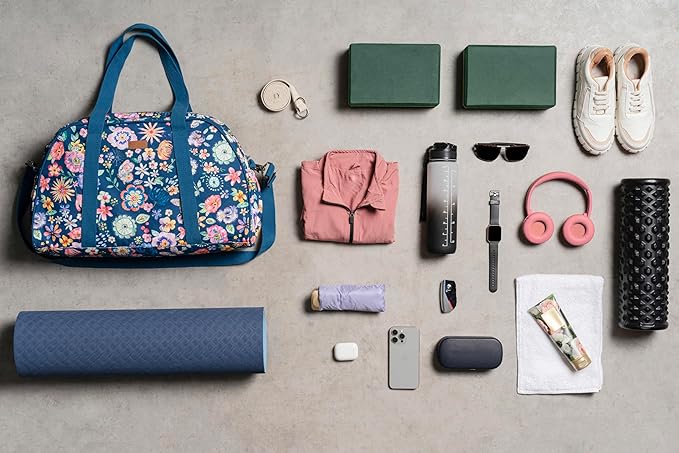 Maison d' Hermine Yoga Mat bag, Cylindrical bag for Woman&Men, yoga mat Bag &Adjustable shoulder straps Yoga Mat Carrier Bag with Drawstring Water Bottle Pocket and zipper pocket