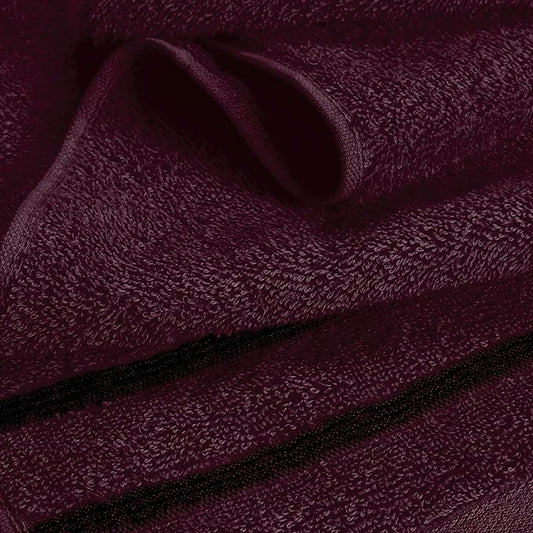 MyOwn Cotton 2 Pack Oversized Bath Towel Set 28x55 inches, Large Bath Towels, Ultra Absorbant Compact Quickdry & Lightweight Towel, Ideal for Gym Travel Camp Pool - Burgundy, 71619