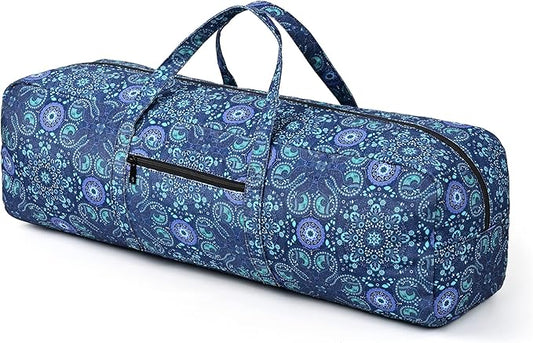 Boulder Bee | Yoga Mat Bag | Large Yoga Mat Carrier with Wet Pocket | Yoga Gifts | Gym Tote Bag for Women