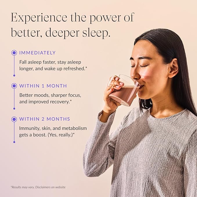 Beam Dream Sleep Powder, L-Theanine, Apigenin, Reishi and Magnesium, Third Party Tested Natural Sleep Aid & Sleep Supplement for Deep Sleep, Relaxation and Recovery, Natural Sleep Support, 30 Servings