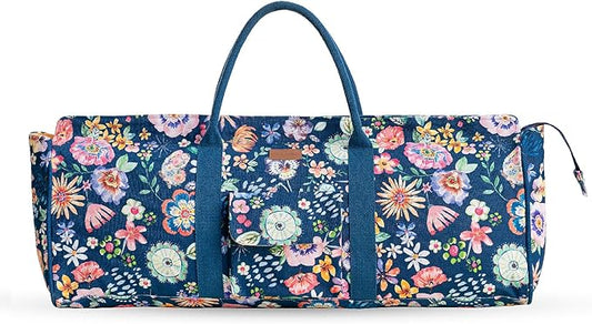 Maison d' Hermine Yoga Mat bag, Cylindrical bag for Woman&Men, yoga mat Bag &Adjustable shoulder straps Yoga Mat Carrier Bag with Drawstring Water Bottle Pocket and zipper pocket