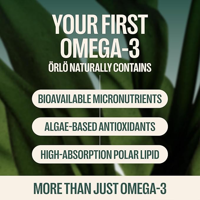 Orlo PRENATAL DHA - Prenatal DHA Omega 3 Supplement - Triple Strength Omega3s - Vegan DHA & EPA Algae Omega-3 Oil - Supports Brain Development During Pregnancy & Lactation (60 Mini Softgels Kit)