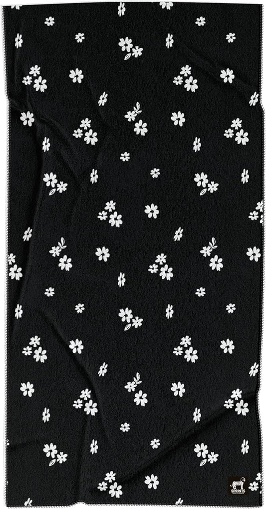 Sprints Athletic Running Towel, Full-Sized, Car Seat Cover - Performance Microfiber (Florid Declamation)