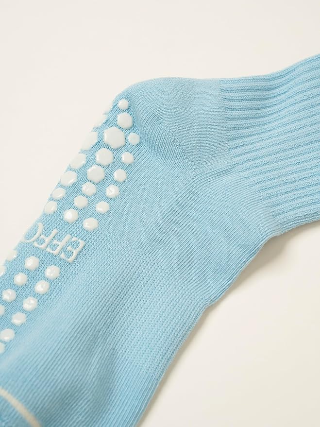 Shapes Studio Crew Half Calf Grip Socks, Cutest Fruits Pilates Socks, Ruffle socks, Non-Slip, Barre Yoga Fitness
