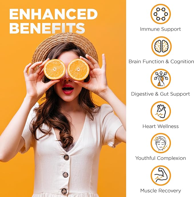 Nutrivein Premium Liposomal Vitamin C Supplement 1650mg - 180 Caps: High-Absorption Vitamin C Capsules for Whole-Body & Overall Well-Being