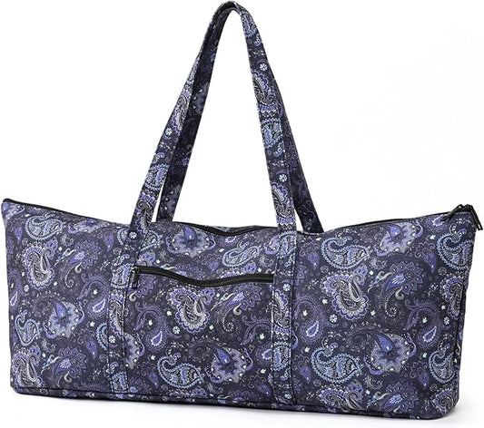 Boulder Bee | Yoga Mat Bag | Large Yoga Mat Carrier with Wet Pocket | Yoga Gifts | Gym Tote Bag for Women