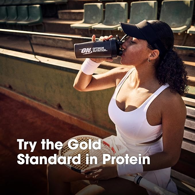 Optimum Nutrition Gold Standard 100% Whey Protein Powder, Vanilla Ice Cream, 0.68 Pound (Pack of 1)