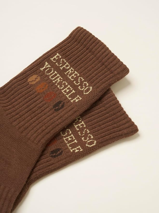 Shapes Studio Crew Half Calf Grip Socks, Cutest Fruits Pilates Socks, Ruffle socks, Non-Slip, Barre Yoga Fitness