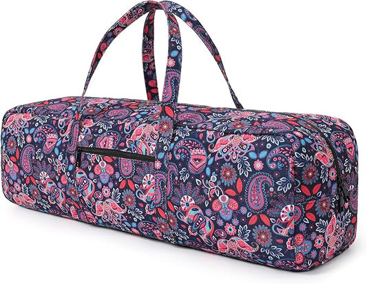 Boulder Bee | Yoga Mat Bag | Large Yoga Mat Carrier with Wet Pocket | Yoga Gifts | Gym Tote Bag for Women