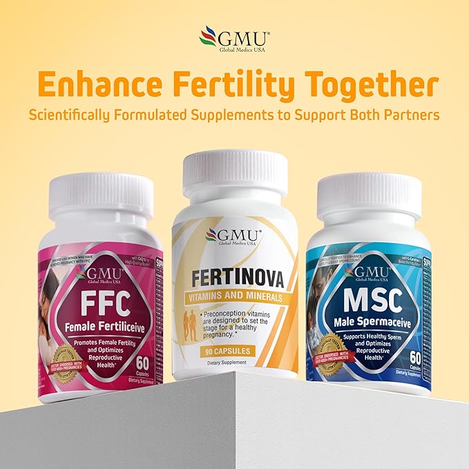 Fertinova - Premium Preconception Vitamins & Pregnancy Support, Prenatal Vitamins for Women, Fertility Supplements for Women, Needed Prenatal Choline Supplements - 90 Capsules