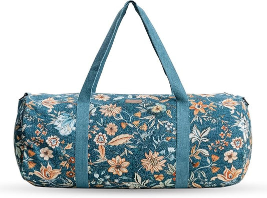 Maison d' Hermine Yoga Mat bag, Cylindrical bag for Woman&Men, yoga mat Bag &Adjustable shoulder straps Yoga Mat Carrier Bag with Drawstring Water Bottle Pocket and zipper pocket
