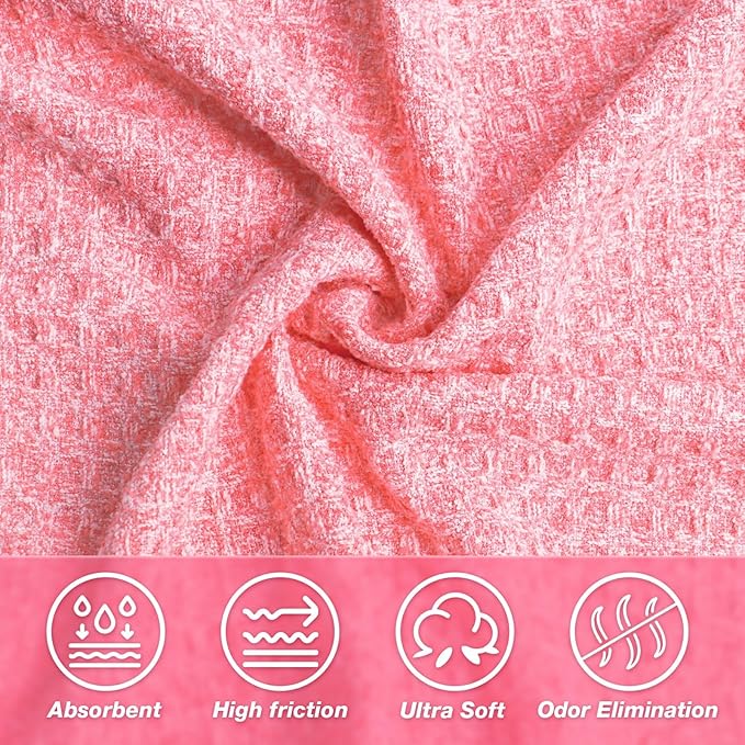 2 Pack Hot Yoga Towel, Yoga Mat Towels Non Slip for Hot Yoga with Strap, Microfiber Yoga Accessories, Soft Absorbent Quick Dry, Pilates Exercise Fitness 28" X 72" Red