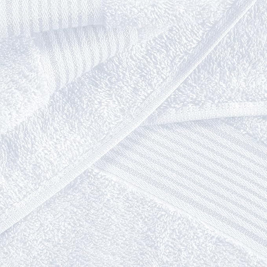 Belizzi Home Cotton 2 Pack Oversized Bath Sheet 35x70, Large Bath Sheet, Ultra Soft, Absorbent, Compact, Eco-Friendly, Recyclable, Quick Drying and Lightweight Towel - White