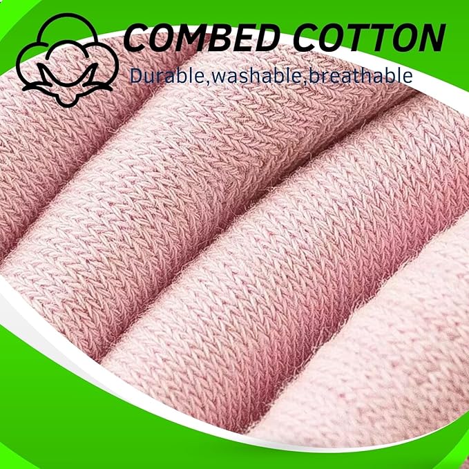 3/6 Pairs Cute Pilates Socks with Grips,Yoga Socks Barre Sock Non Slip Embroidery for Barre Ballet Workout