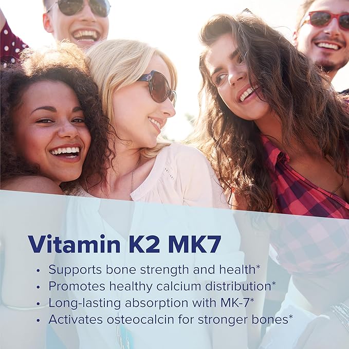 Superior Source Vitamin K2 MK-7 (Menaquinone-7) 300 mcg - Bone Strength & Health Support Supplement - Aids Healthy Heart Function - Bariatric-Friendly - 60 Sublingual Dissolving Tablets