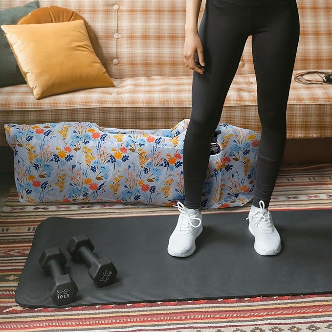 Large Yoga Mat Bag Yoga Bags and Carriers Fits All You Stuff Yoga Tote Bag with Yoga Mat Strap, Elastic Pockets and Zipper Pockets