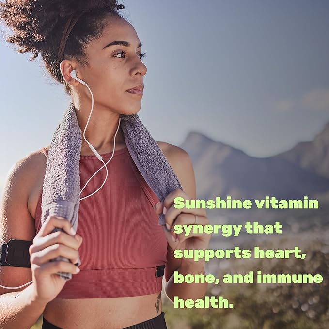 DEAL SUPPLEMENT Vitamin D3 5,000 IU + K2 MK7 Softgels, 250 Count | 2-in-1 Complex | Supports Heart, Bone, Teeth & Immune Health* | Easy to Swallow
