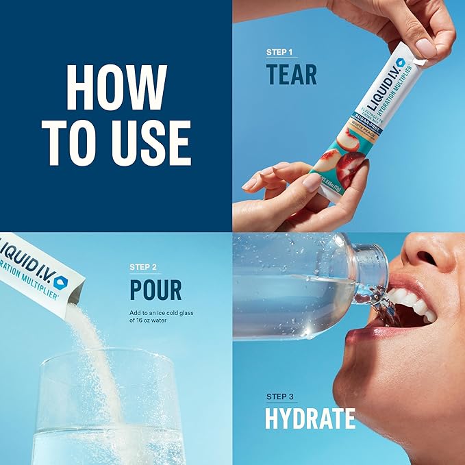 Liquid I.V. Sugar-Free Hydration Multiplier - Lemon Lime – Hydration Powder Packets | Electrolyte Powder Drink Mix | Easy Open Single-Serving Sticks | Non-GMO | 1 Pack (14 Servings)