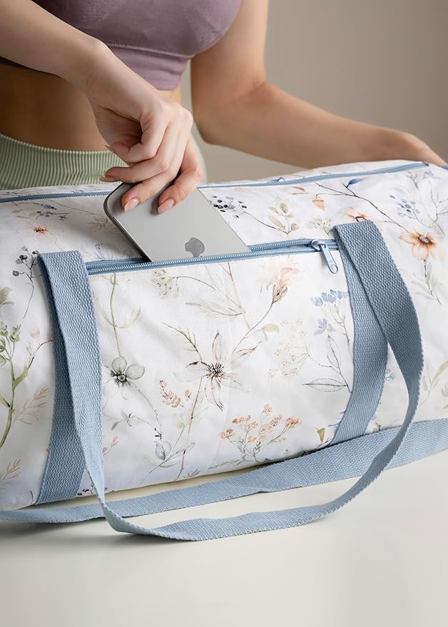 Maison d' Hermine Yoga Mat bag, Cylindrical bag for Woman&Men, yoga mat Bag &Adjustable shoulder straps Yoga Mat Carrier Bag with Drawstring Water Bottle Pocket and zipper pocket