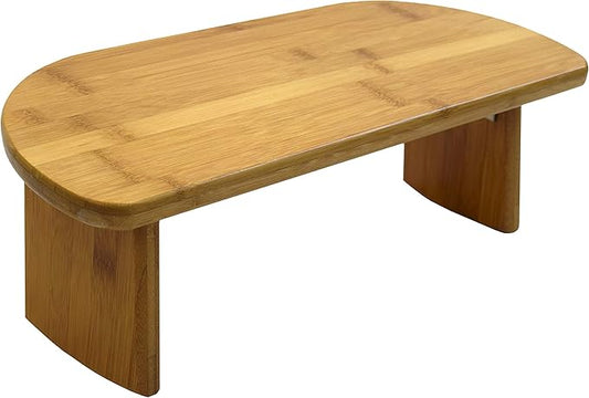 Bean Products Bamboo Foldable Meditation Bench – Supportive and Portable Folding Kneeling Stool for Zen Practice – Ergonomic Design for Seiza, Meditation, Prayer and Travel – Made in USA