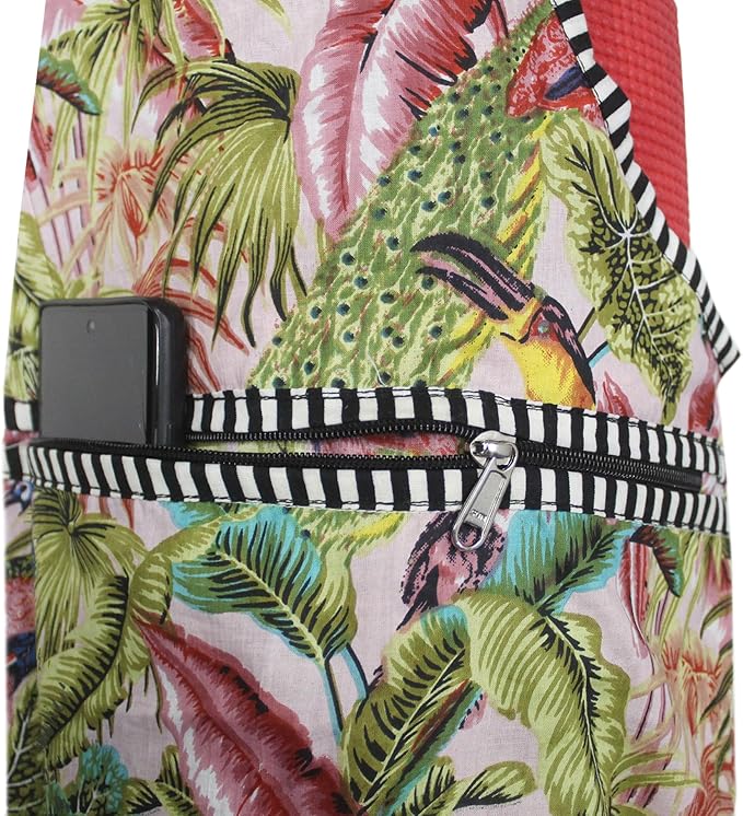 INDIAN CRAFT CASTLE Yoga Mat Bag | Tote Mat Bag | Sling Yoga Tote w/Large Side Pocket & Zipper Pocket | Yoga Mat Carrier Fits Most Size Mats