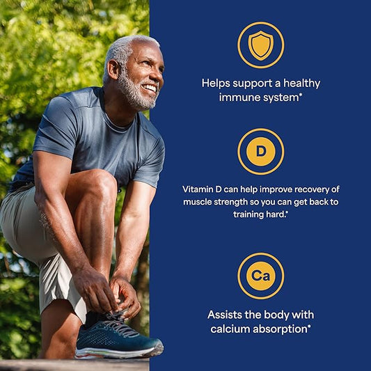 Puritan's Pride Premium Sunvite™ Mega-Potency Vitamin D3 10,000 IU, Dietary Supplement for Healthy Bones, Teeth, and Immune System Support, 100 Rapid Release Softgels
