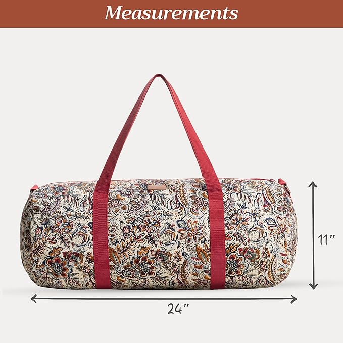 Maison d' Hermine Yoga Mat bag, Cylindrical bag for Woman&Men, yoga mat Bag &Adjustable shoulder straps Yoga Mat Carrier Bag with Drawstring Water Bottle Pocket and zipper pocket