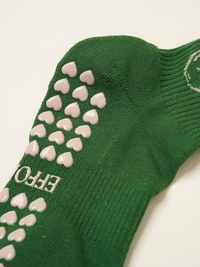Shapes Studio Crew Half Calf Grip Socks, Cutest Fruits Pilates Socks, Ruffle socks, Non-Slip, Barre Yoga Fitness