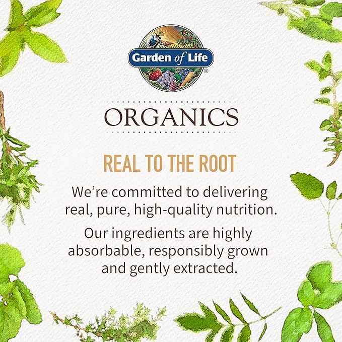 Garden of Life Calcium Supplement with Magnesium & Organic Vitamin D3 K2, Made from Whole Foods, Gluten-Free, 180 Count