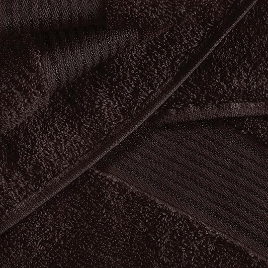 Belizzi Home Cotton 2 Pack Oversized Bath Sheet 35x70, Large Bath Sheet, Ultra Soft, Absorbent, Compact, Eco-Friendly, Recyclable, Quick Drying and Lightweight Towel - Chocolate Brown