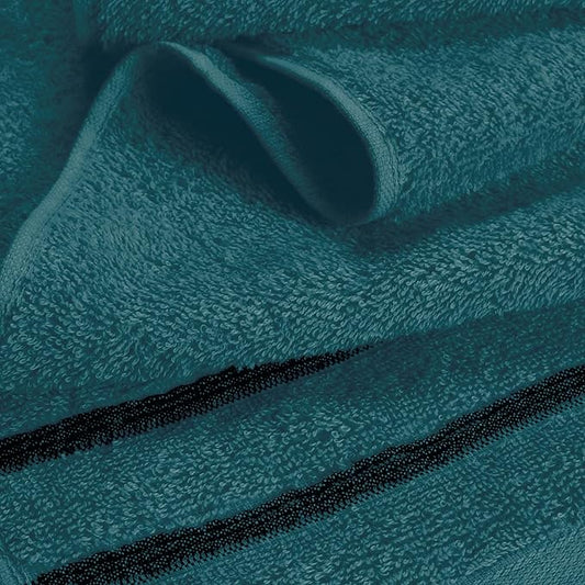 MyOwn Ultra Soft Cotton 6 -Piece Hand Towel Set 16x24 Inch, Ideal for use in Bathroom, Kitchen, Gym, Spa & General Cleaning, Compact & Lightweight Multi Purpose Hand Towels - Teal