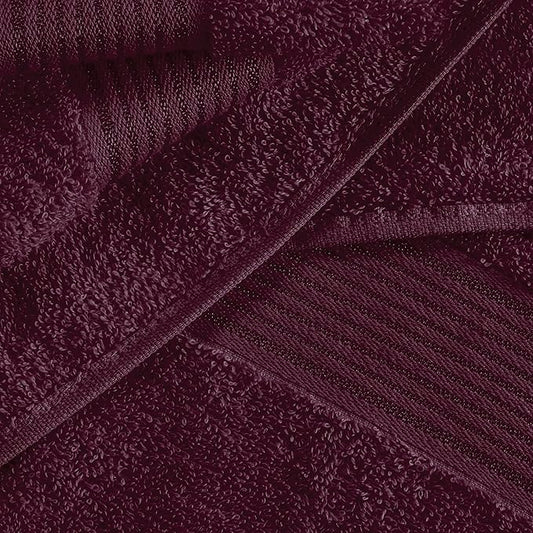 Belizzi Home Cotton 2 Pack Oversized Bath Sheet 35x70, Large Bath Sheet, Ultra Soft, Absorbent, Compact, Eco-Friendly, Recyclable, Quick Drying and Lightweight Towel - Burgundy