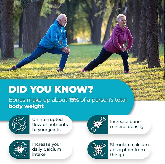 PUREHEALTH RESEARCH Bone Health Formula Calcium & Magnesium Supplement - with Iron, Zinc, Copper, Vitamin D, C, K2 & More - Bone & Joints Vitamins for Women & Men, 150 Capsules