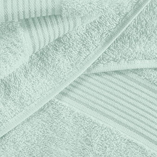 Belizzi Home Cotton 2 Pack Oversized Bath Sheet 35x70, Large Bath Sheet, Ultra Soft, Absorbent, Compact, Eco-Friendly, Recyclable, Quick Drying and Lightweight Towel - SEA Green