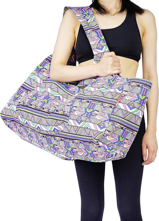 Aozora Yoga Mat Bag Large Yoga Mat Tote Sling Carrier with Pockets Fits Mats with Multi-Functional Storage Pockets Light and Durable