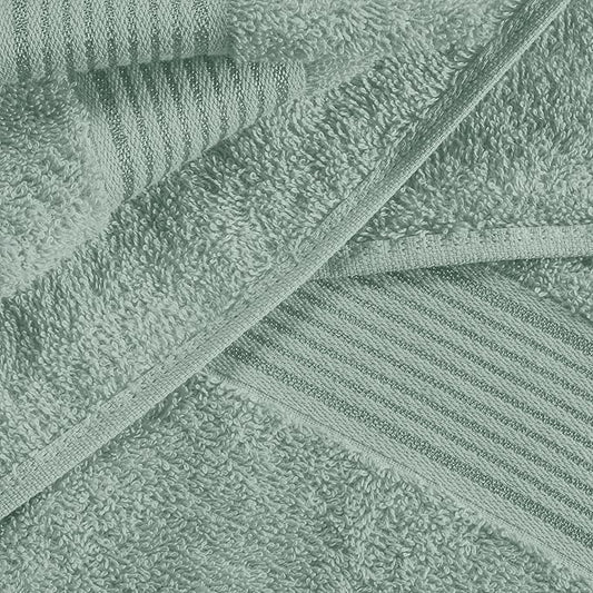 Belizzi Home Cotton 2 Pack Oversized Bath Sheet 35x70, Large Bath Sheet, Ultra Soft, Absorbent, Compact, Eco-Friendly, Recyclable, Quick Drying and Lightweight Towel - Jade