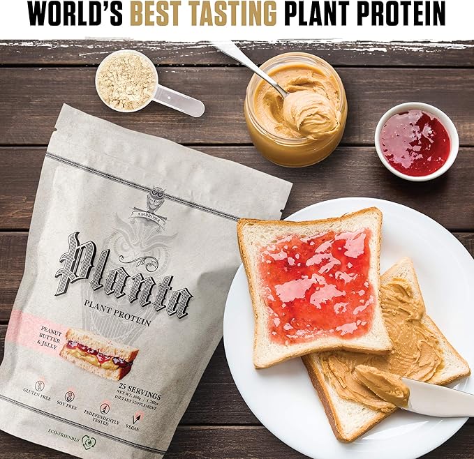 Ambrosia Planta - Premium Plant-Based Protein (Peanut Butter & Jelly)