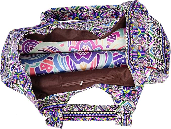 Aozora Yoga Mat Bag Large Yoga Mat Tote Sling Carrier with Pockets Fits Mats with Multi-Functional Storage Pockets Light and Durable