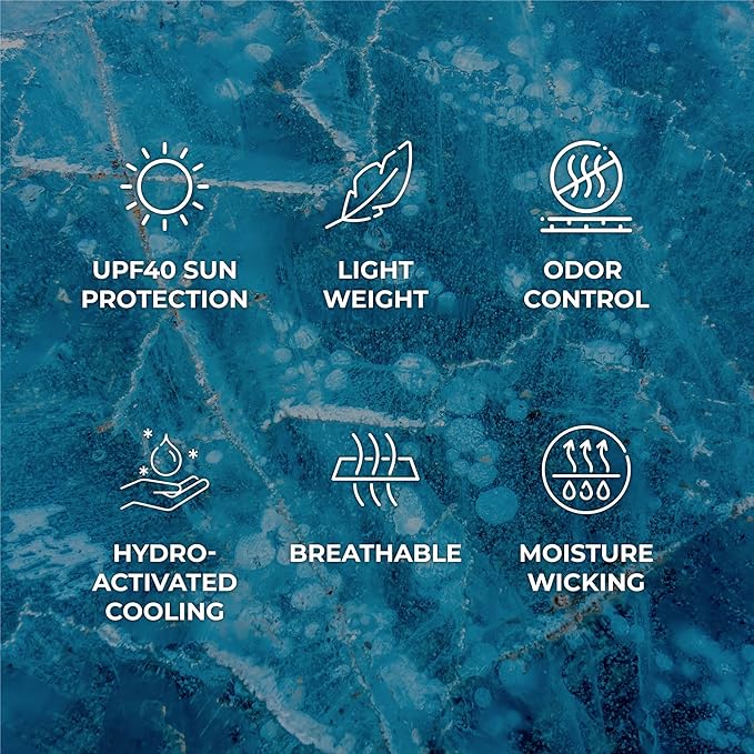 SHAKEitCOOL Original Cooling Towel – Be Cool in Style - Heat Relief, Soft, Lightweight, Sun Protection, Easy Clean - Perfect for Biking, Running, Yoga, Gym, Gardening - Football