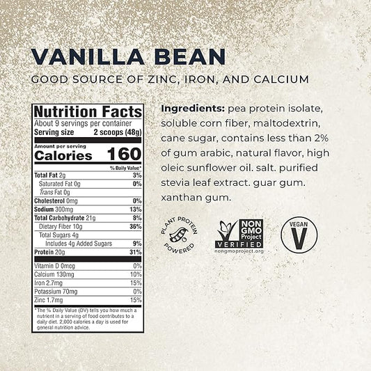 Evolve Protein Powder, Ideal Vanilla, 20g Protein, 1 Pound