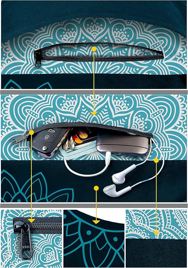 Yoga Mat Bag – Versatile Yoga Bag with Mat Straps & Storage Pockets, Holds Yoga & Pilates Mats, Lightweight & Durable